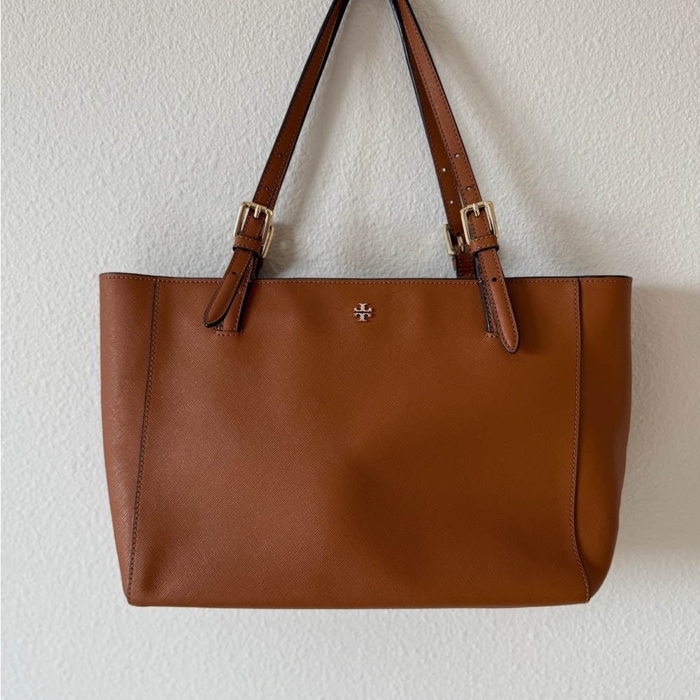 Tory Burch Brown Leather Tote Bag
